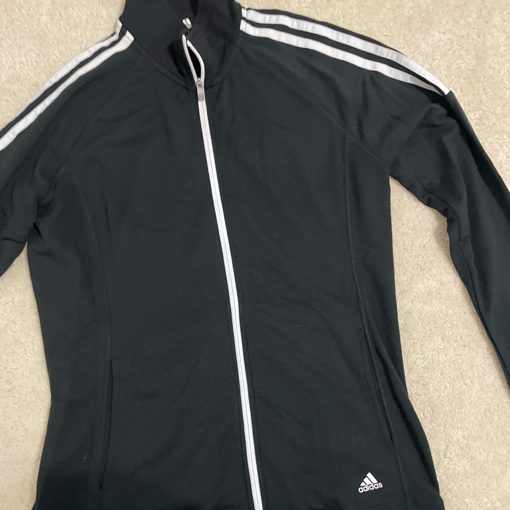 Adidas soft sweater zip up